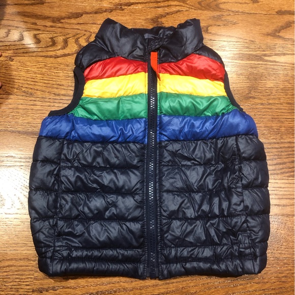 Primary Other - Primary Rainbow Puffer Vest 3